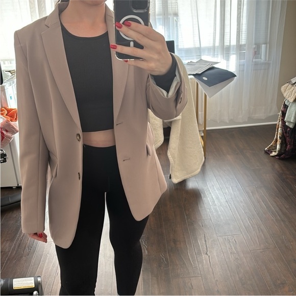 H&M Taupe Blazer - Picture 2 of 8